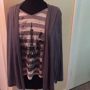 Layered ladies top